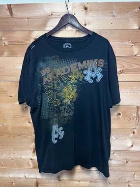 Vintage Akademiks 99 Graphic T-Shirt Black 3XL